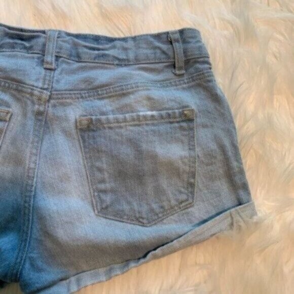 Divided H&M Denim Shorts Light Wash Cuffed - Picture 8 of 8